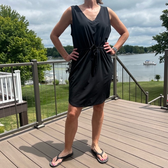 - Eddie Bauer M Blue Departure Easy Tank Dress! NEW! - Picture 11 of 16